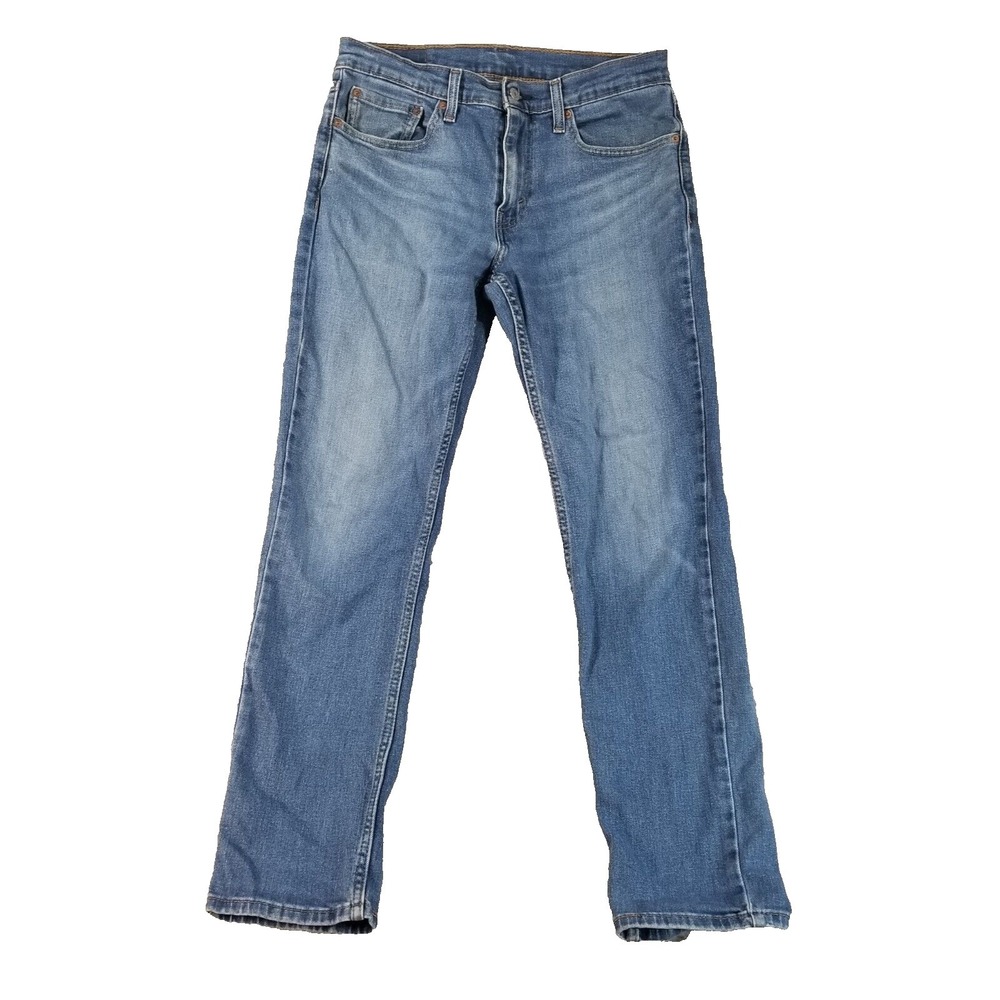 Levi's 511 jeans men's 32x32 slim straight blue stretch denim pants retro
